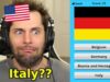 American Tackles European Flag Quiz, Surprised by Knowledge