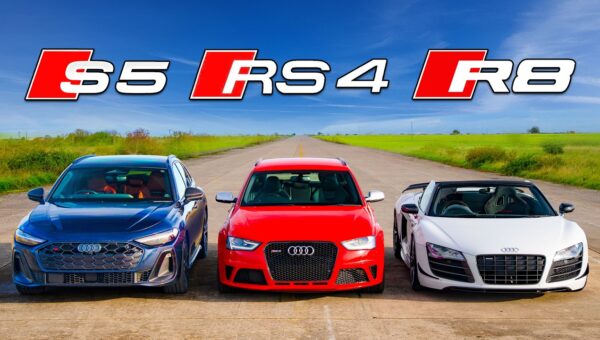 Audi RS4 Drag Race: Old vs. New Legends