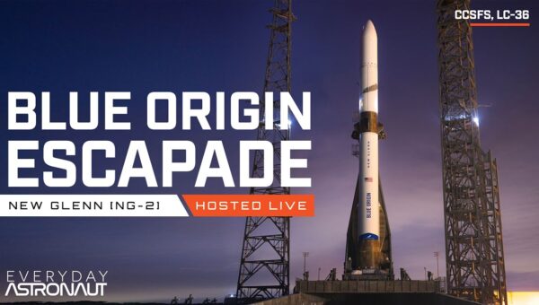 Blue Origin’s New Glenn Roars to Life, Aims for Mars Payload