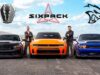 Charger Sixpack vs. Mustang Dark Horse vs. Hellcat: Drag Race!