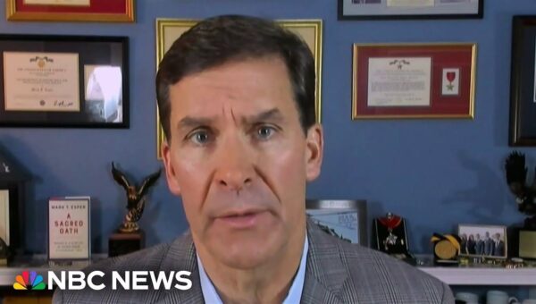 Esper: Iran Strikes Right Call, Regime Weakest in 47 Years