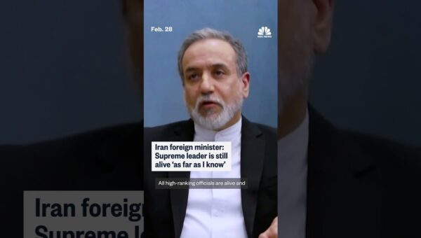 Iran’s FM: Supreme Leader Khamenei Alive Amid Speculation