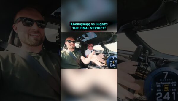 Koenigsegg Edges Out Bugatti in Half-Mile Duel