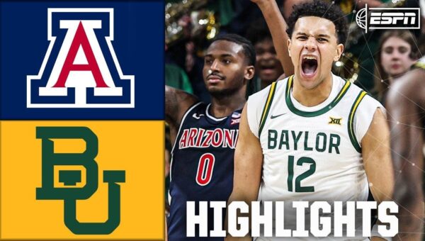 No. 2 Arizona Survives Scare, Edges Baylor 78-71