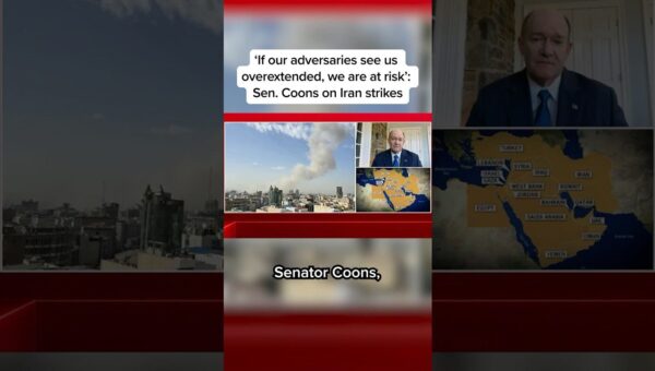 Senator Coons Warns of Overextension Amidst Global Tensions