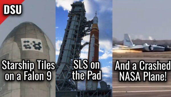 Starship Tiles Spotted on Falcon 9, New Space Race Heats Up