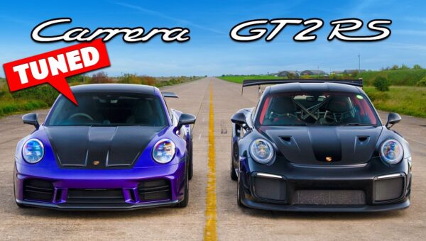 Tuned 911 Carrera T vs. GT2 RS: Drag Race Upset?