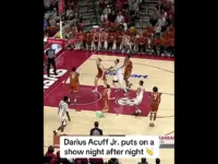 Acuff’s 22 PPG Fuels Razorbacks Despite Free Throw Woes