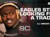 AJ Brown Trade Buzz Cools; Eagles Stand Firm