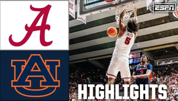 Alabama Dominates Auburn 96-84 in Fierce Rivalry Clash