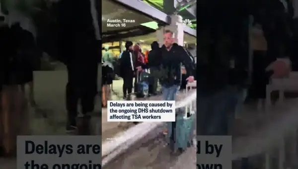 Austin Airport Security Line Stretches Outside Terminal