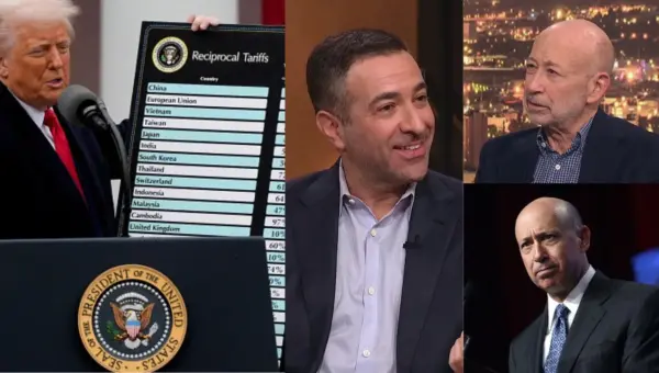 Blankfein Slams Trump Tariffs, Warns of Market ‘Bubble’