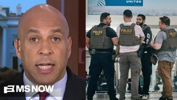Booker Slams ICE Tactics, Urges Senate to Uphold Democratic Values