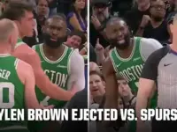 Brown Ejected! Celtics Star Sees Red After No-Call