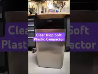 Clear Drop Compactor Turns Plastic Trash Into Bricks