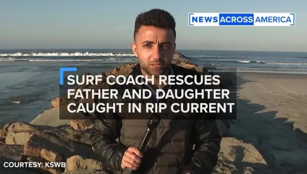 Coach Becomes Hero in Ocean Rescue Drama