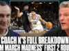 Coach K Reveals March Madness Surprises, Big Ten Dominance
