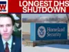 Congress on Break as DHS Faces Longest Shutdown in History