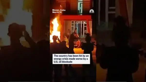 Cubans Rage at Party Office Amid Widespread Blackouts