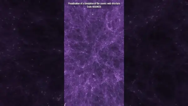 Dark Matter Weaves Cosmic Web Across Universe