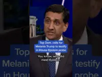 Democrat Demands Melania Trump Testify in Epstein Probe