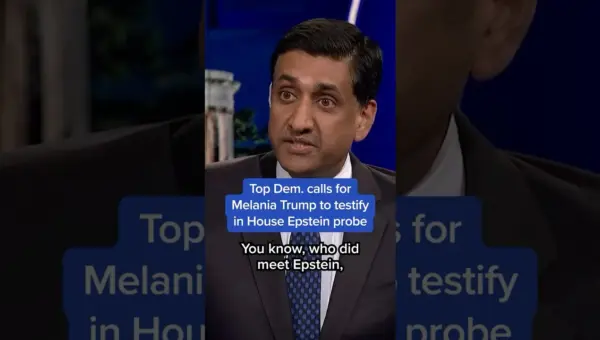 Democrat Demands Melania Trump Testify in Epstein Probe