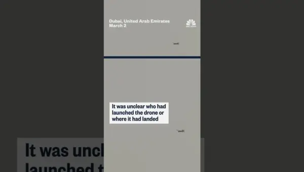 Drone Flies Over Dubai Golf Course Amid Iran Tensions