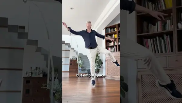 Empty Space Pushes Mirrors Together in Quantum Trick