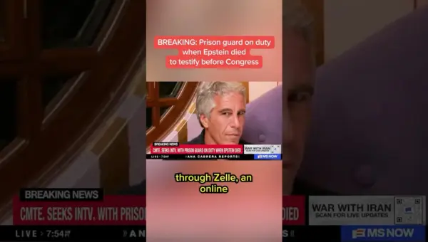 Epstein Death Witness to Testify Before Congress