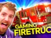 Gaming Firetruck Unleashed: Ultimate Rig Built!