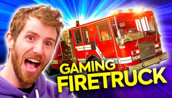 Gaming Firetruck Unleashed: Ultimate Rig Built!
