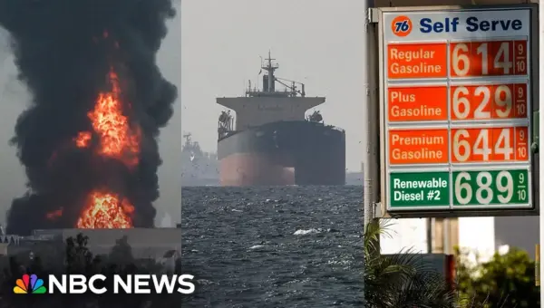 Iran Strikes Spark Fireball Near Dubai, Fuel Prices Surge Past $100