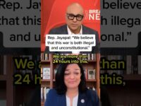 Jayapal Decries Trump’s Iran Strike as Illegal, Unconstitutional