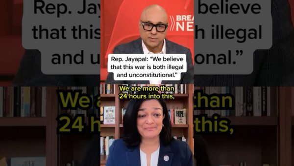 Jayapal Decries Trump’s Iran Strike as Illegal, Unconstitutional