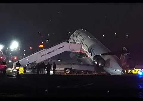 Jet Crash Kills Pilots; Fire Truck Hit on Runway