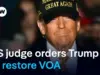 Judge Blocks Trump’s VOA Shutdown, Orders Staff Rehire