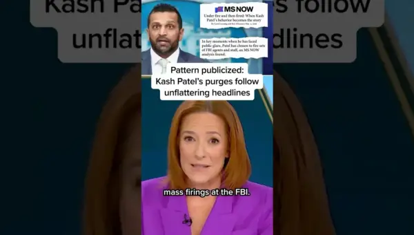 Kash Patel’s Purges Linked to Negative Headlines, Analysis Reveals
