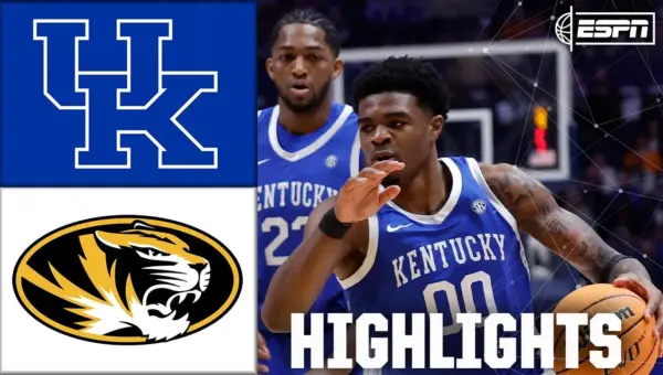 Kentucky Rallies Past Missouri 78-72 in SEC Thriller