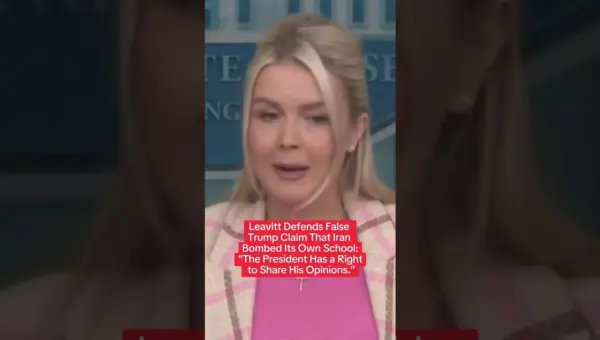 Leavitt Defends Trump’s Unsubstantiated Iran Missile Claim