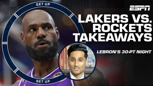 LeBron Masters Rockets in Vintage 30-Point Gem