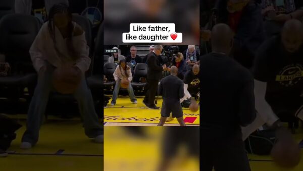 LeBron’s New Workout Partner: Daughter Zhuri!