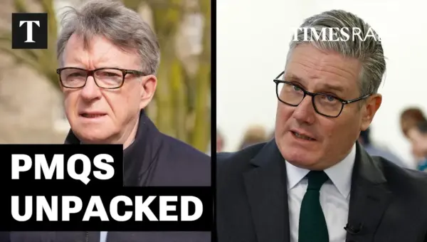 Mandelson Files Drop as Starmer Battles Sunak in Heated PMQs