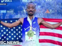 Martin Wins L.A. Marathon by Hundredth of a Second