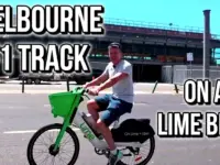 Melbourne F1 Track Opens for Cyclists: A Smooth Ride with a Few Scrapes