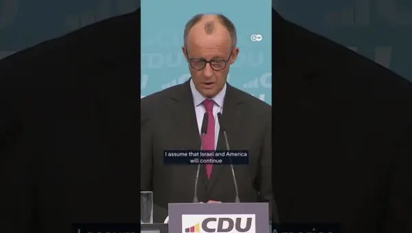 Merz: “Iran is the center of international terrorism, and must be shut down”