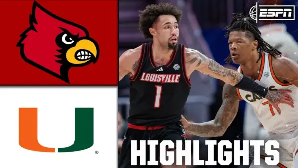Miami Dominates Louisville in ACC Quarterfinal Thriller!