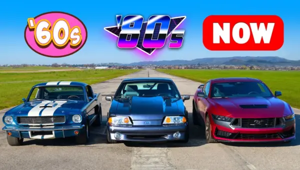 Mustang Generations Clash: The Ultimate Drag Race!