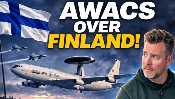 NATO AWACS Flies Finnish Airspace, Bolstering Defense