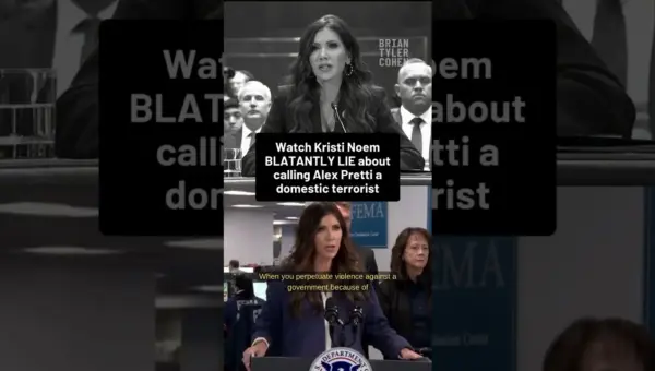 Noem’s ‘Domestic Terrorist’ Claim: A Calculated Spin?