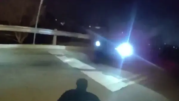 Officer Rides Hood in Wild Oklahoma City Chase